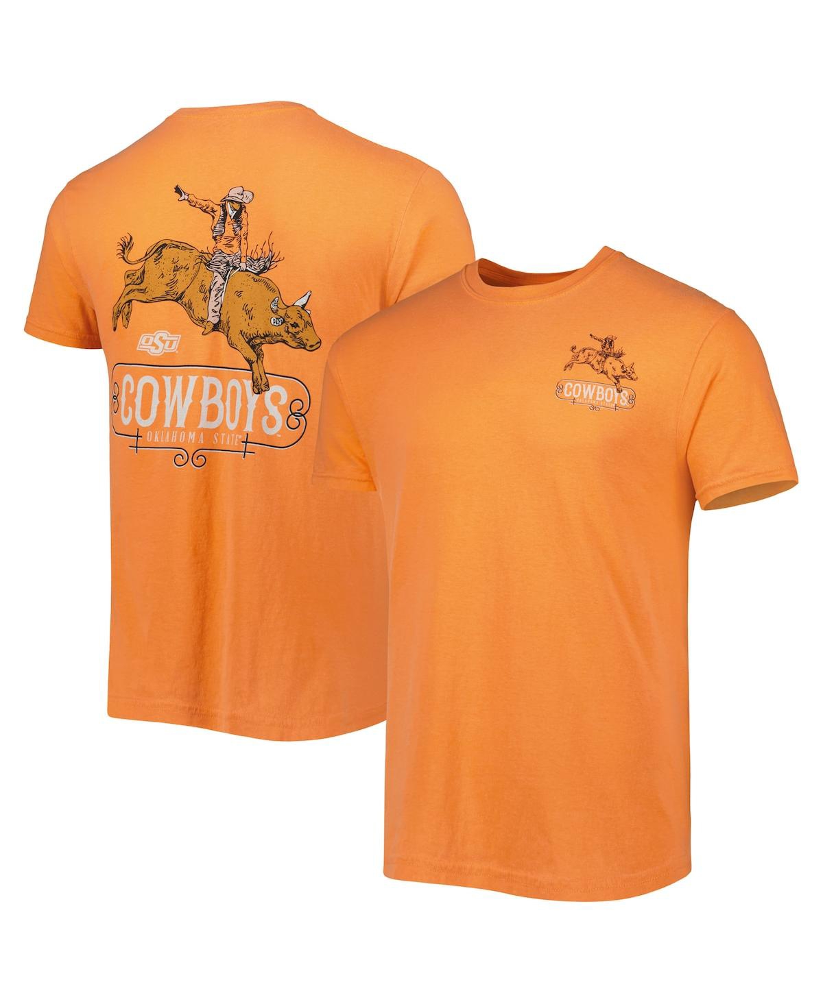 Image One Men's Burnt Orange Oklahoma State Cowboys Hyperlocal T-shirt