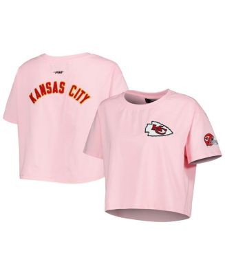 Women's Pro Standard Pink Kansas City Chiefs Cropped Boxy T-shirt - Macy's