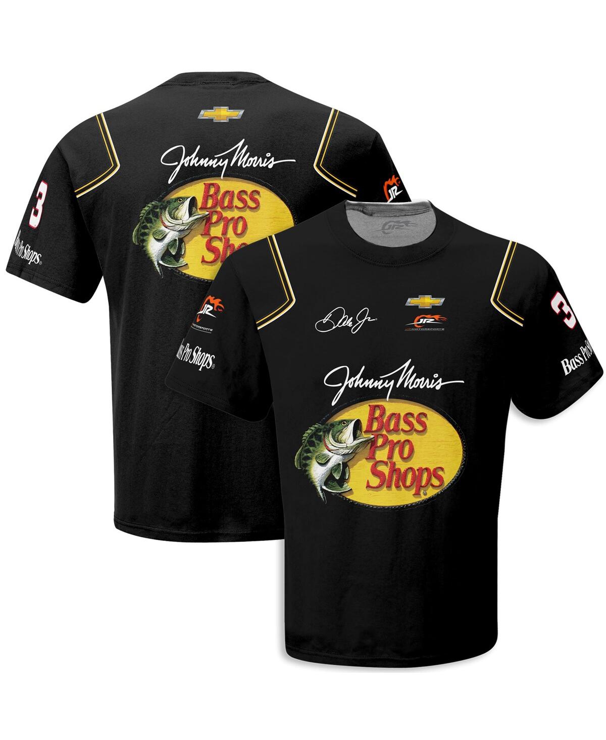 Men's Jr Motorsports Official Team Apparel Black Dale Earnhardt Jr. Bass Pro Shops Uniform T-shirt - Black