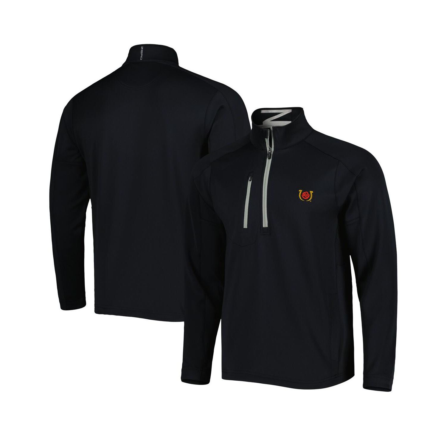 Men's Black Kentucky Derby Z500 Quarter-Zip Jacket