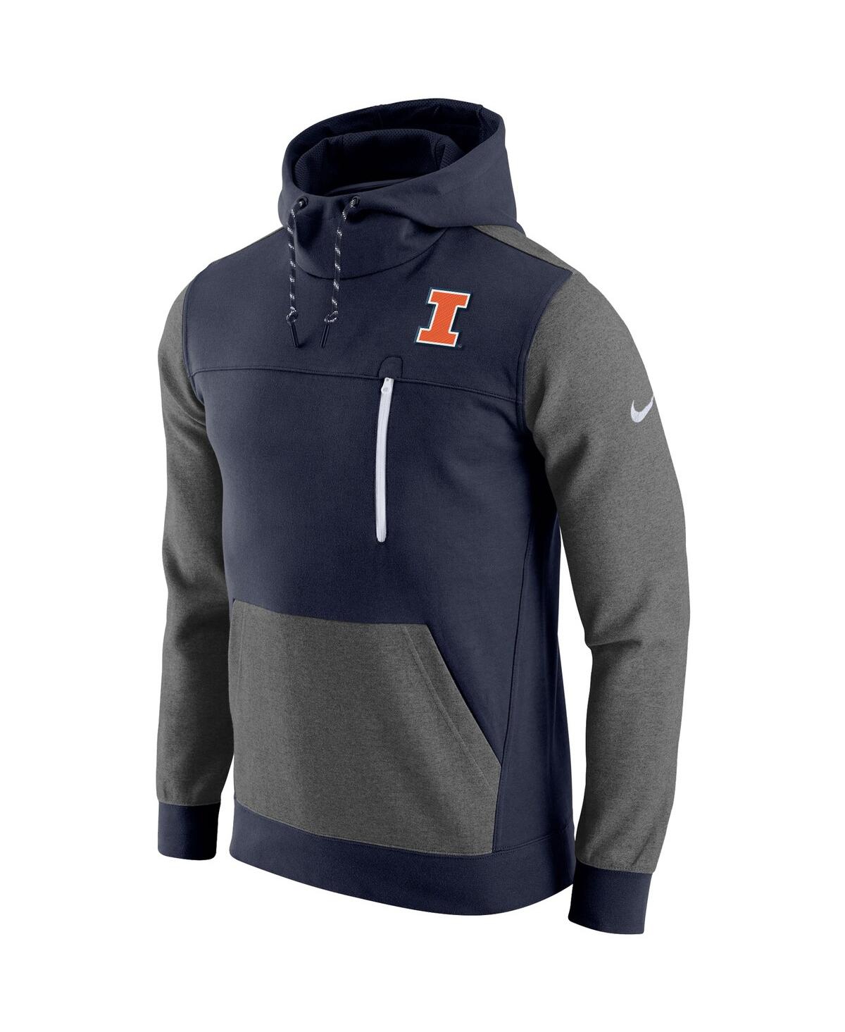 Men's NikeIllinois Fighting Illini Av-15 2.0 Pullover Hoodie - Navy
