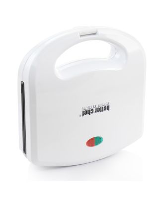 Nonstick Panini Contact Grill in White