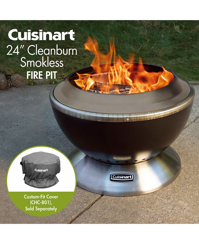 Cuisinart Cleanburn LowSmoke Steel Fire Pit Macy's