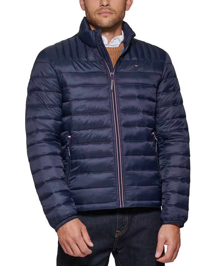 Tommy Hilfiger Men's Packable Quilted Puffer Jacket & Reviews - Coats ...