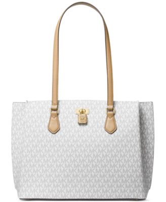Michael Kors - Ruby Signature Monogram Large Zip-Top Tote