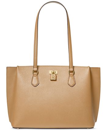 MICHAEL Michael Kors Ruby Large Saffiano Leather Tote Bag in Black