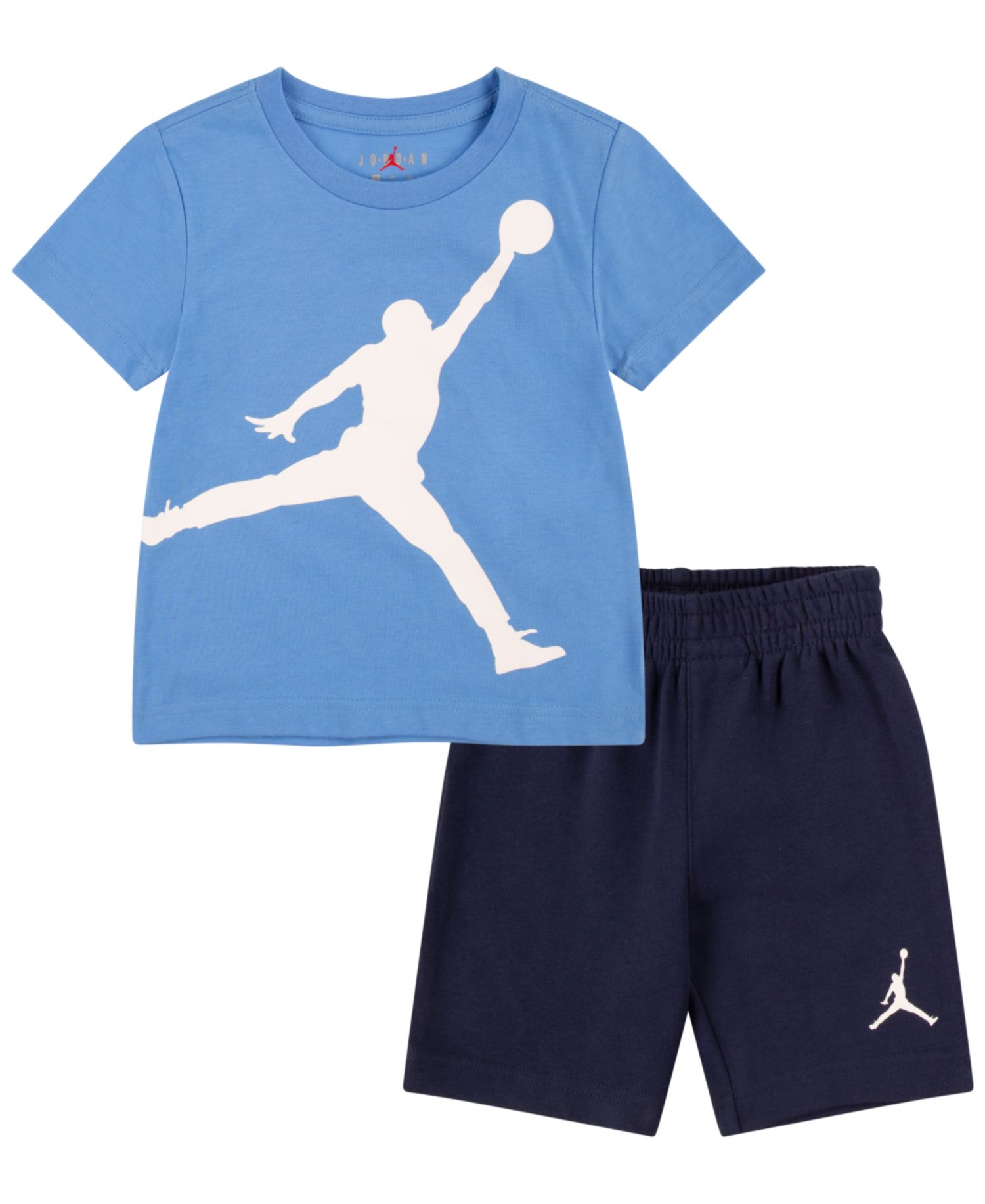 Boys' 2T-7 Jumbo Jumpman T-Shirt and Shorts, 2-Piece Set