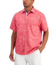 Tommy Bahama Men's Cream Seattle Mariners Baseball Camp Button-Up Shirt