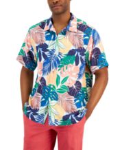 Tommy Bahama Men's Absolute Par-Fection Silk Shirt - Macy's