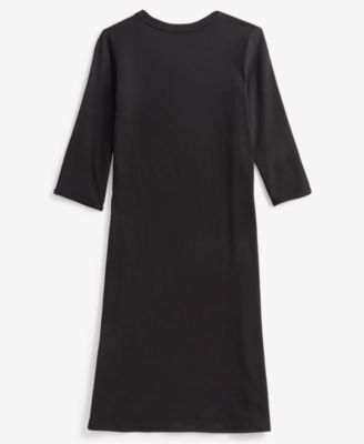 Big Girls Triangle Long Sleeve T-shirt Dress