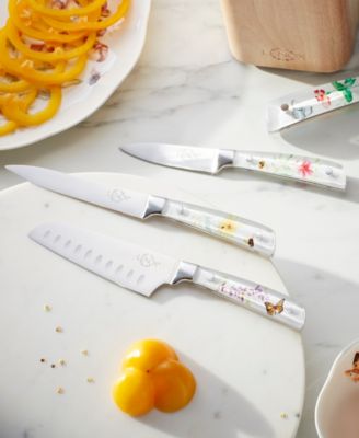Butterfly Meadow 6-Piece Knife Set with Block