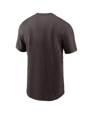 Men's Brown Cleveland Browns Muscle T-shirt
