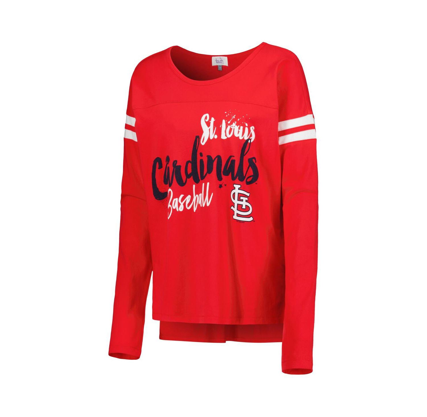 Women's Red St. Louis Cardinals Free Agent Long Sleeve T-shirt