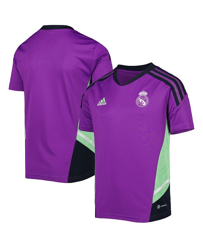 adidas Youth Boys Purple Real Madrid 2022/23 Training Jersey & Reviews