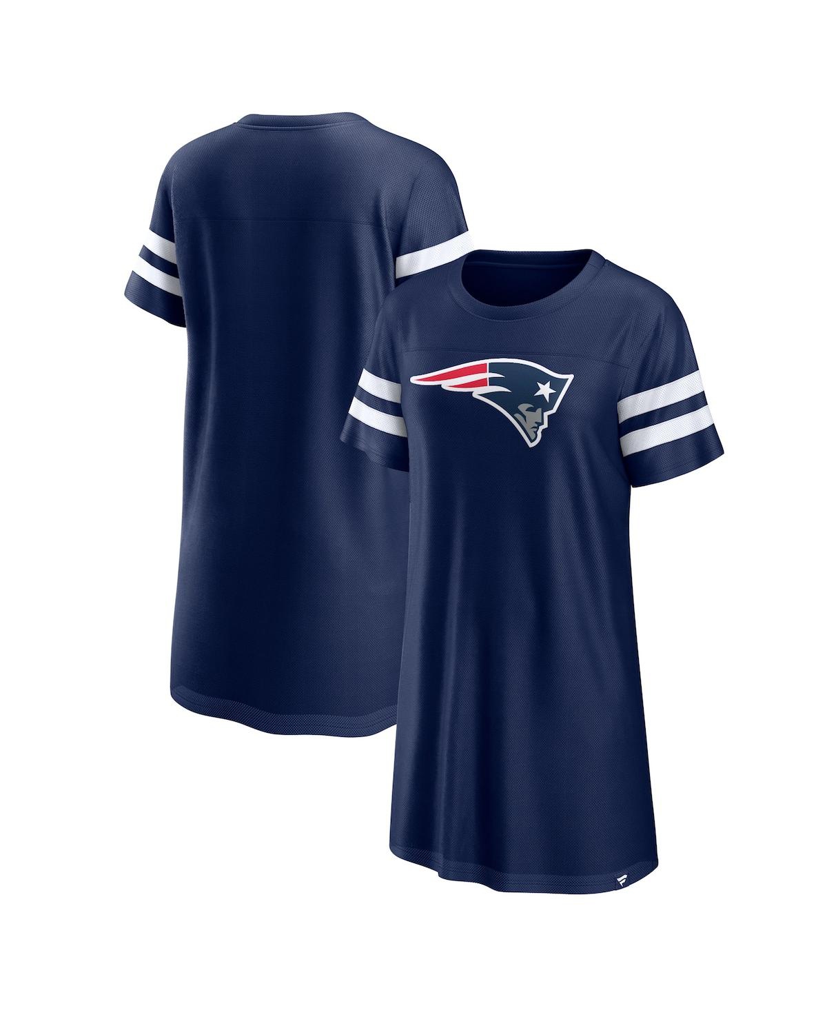 Shop Fanatics Women's  Navy New England Patriots Victory On Dress