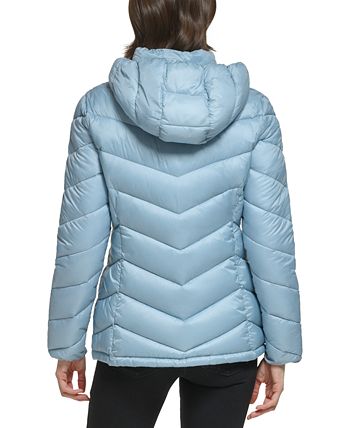 Charter Club Women's Packable Hooded Puffer Coat, Created for Macy's ...