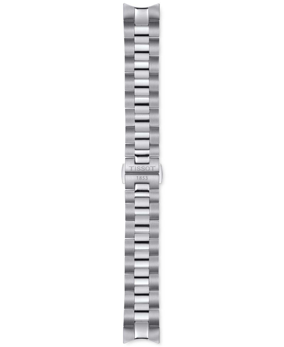 Shop Tissot Women's Swiss Automatic T-my Lady Diamond Accent Stainless Steel Bracelet Watch 26mm In Grey