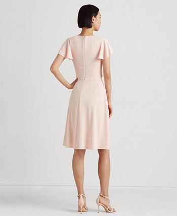 Lauren Ralph Lauren Women's Stretch Jersey Surplice Dress - Macy's