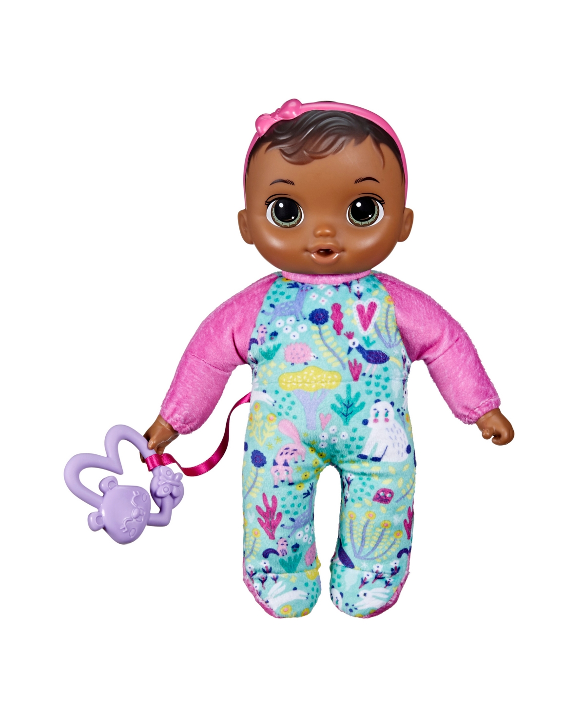 Baby Alive Kids' Soften Cute Doll, Brown Hair In No Color
