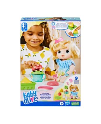 Fruity Sips Doll, Apple, Blonde Hair
