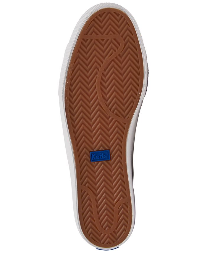 Keds Women's Jump Kick Leather Casual Sneakers from Finish Line Macy's