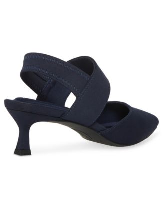 Women's Intime Stretch Kitten Heel Dress Pumps