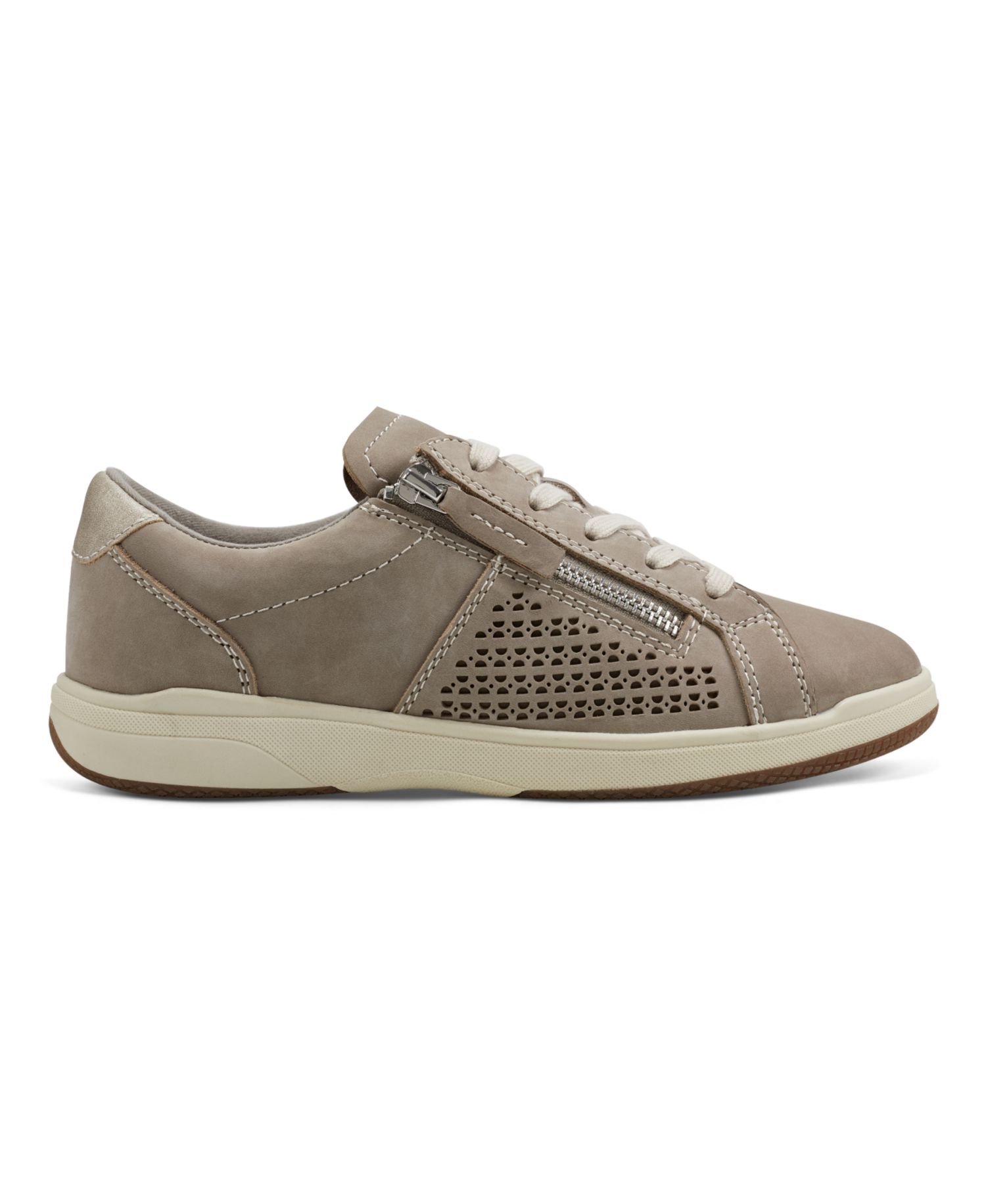 Women's Netta Side Zip Lace-Up Sneakers