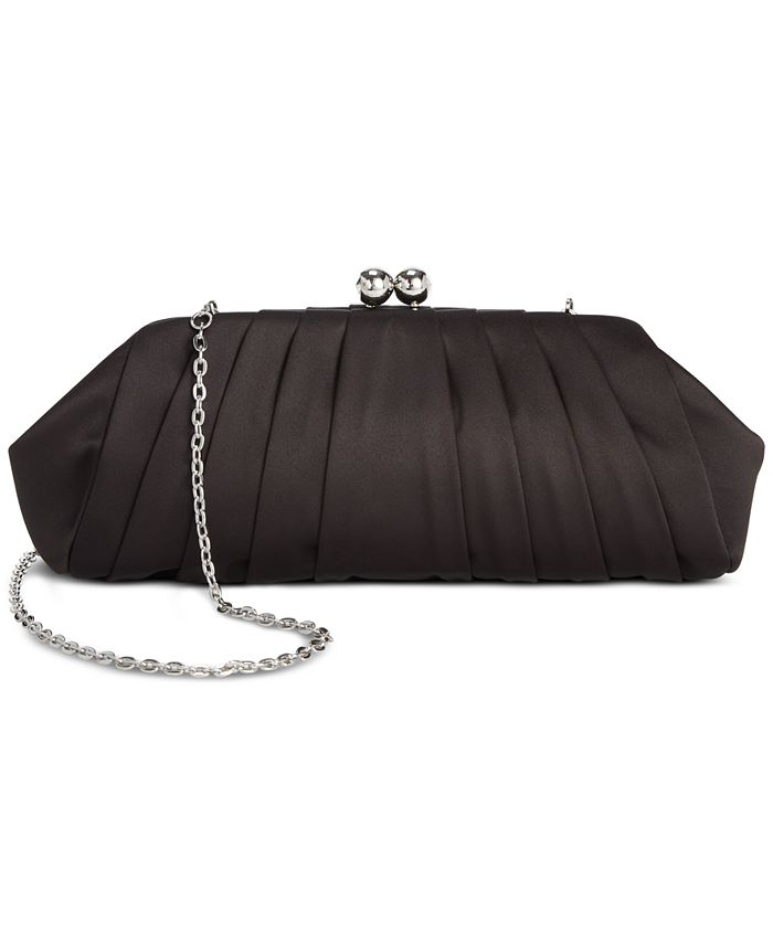 I.N.C. International Concepts Pleated Satin Clutch, Created for Macy's ...