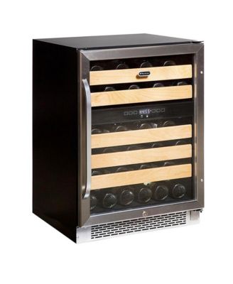 46 bottle Dual Temperature Zone Built-In Wine Refrigerator