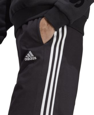 Men's Essentials Single Jersey 3-Stripes 10" Shorts