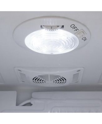 Beverage Refrigerator With Lock - Stainless Steel 120 Can Capacity