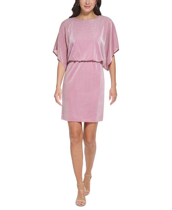 Jessica howard metallic shimmer blouson dress store