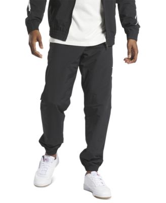 Reebok - Men's Regular-Fit Classics Vector Logo-Print Track Pants