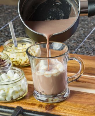 Aluminum 1 Quart Evolve Non-Stick Saucepan with Pouring Spouts