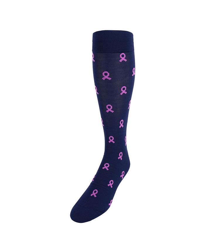 TRAFALGAR Breast Cancer Awareness Over The Calf Mercerized Cotton Socks Macy's