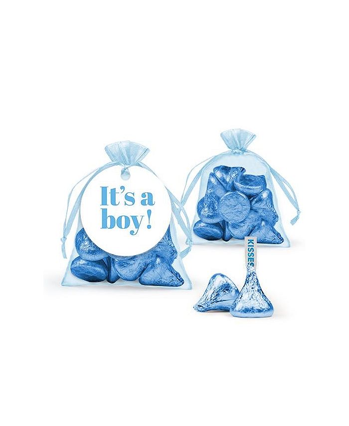 Just Candy 12ct It's a Boy Candy Baby Shower Party Favors Organza Bags