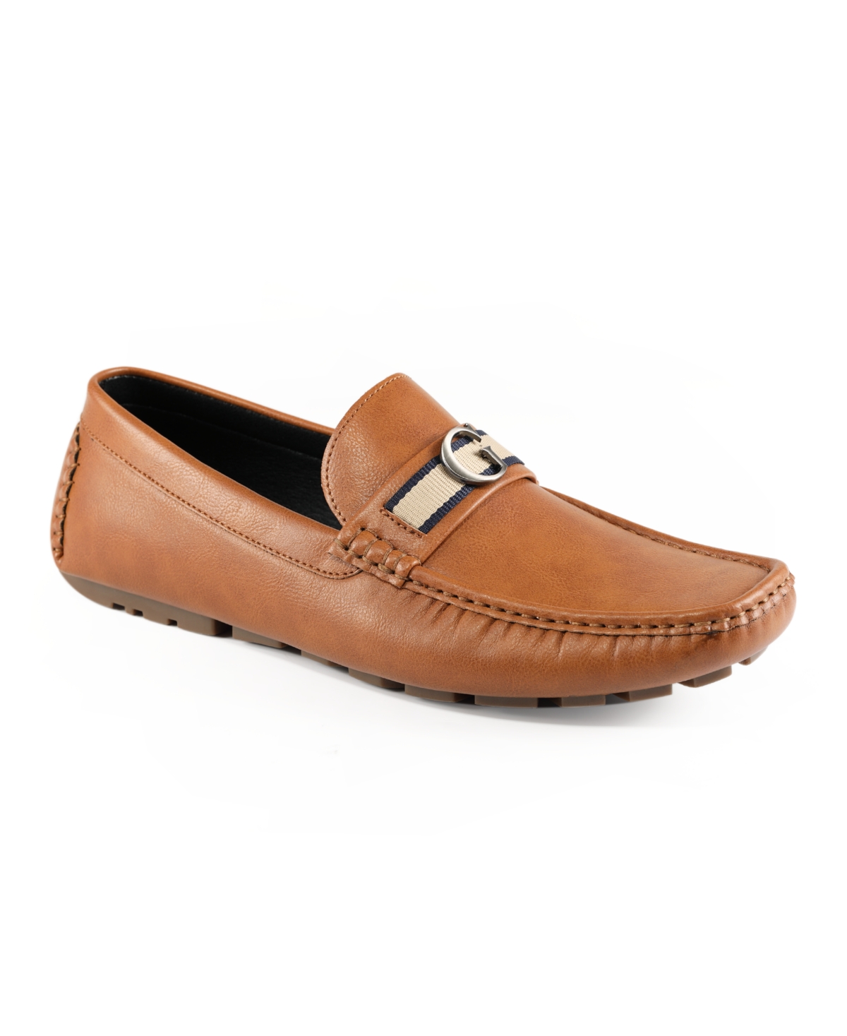 Guess Men's Aurolo Moc Toe Slip On Driving Loafers Men's Shoes In