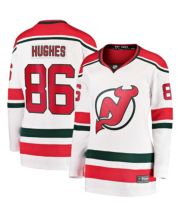 Men's Adidas Jack Hughes Red New Jersey Devils Fresh Name & Number T-Shirt Size: Small
