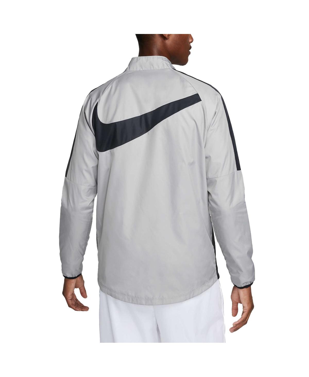 Shop Nike Men's  Gray Club America Academy Awf Full-zip Jacket