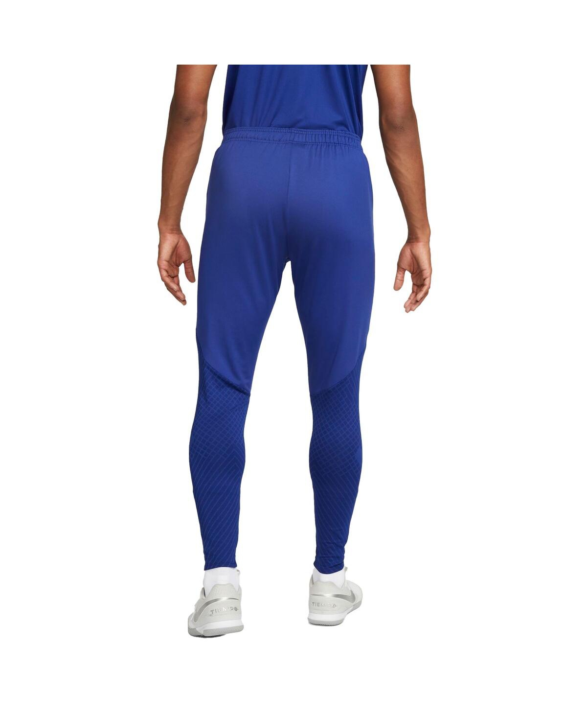 Shop Nike Men's  Blue Barcelona Strike Performance Training Pants