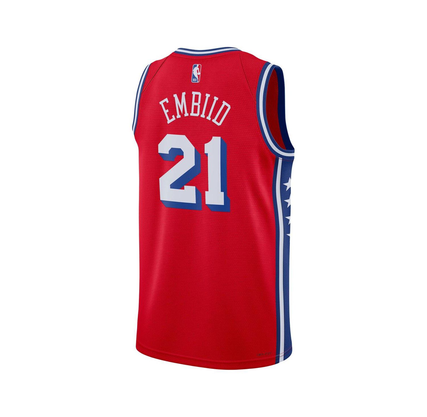 Men's Joel Embiid Red Philadelphia 76ers 2022/23 Statement Edition Swingman Jersey