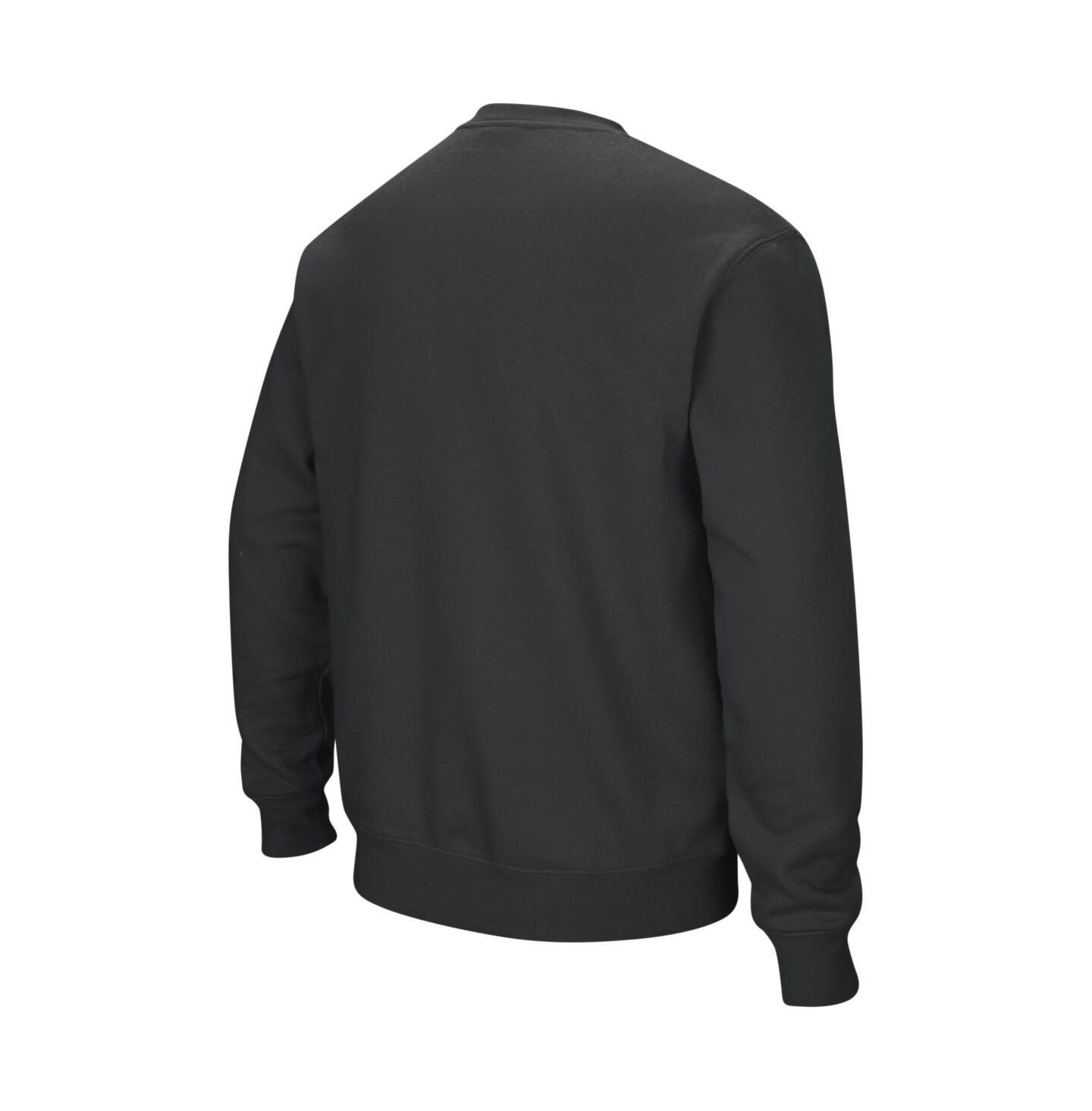 Мужская толстовка Colosseum Oklahoma State Cowboys Arch and Logo Crew Neck, цвет: Чёрный — фото 5