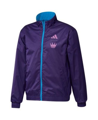 Men's Blue, Purple Charlotte FC 2023 On-Field Anthem Full-Zip Reversible Team Jacket