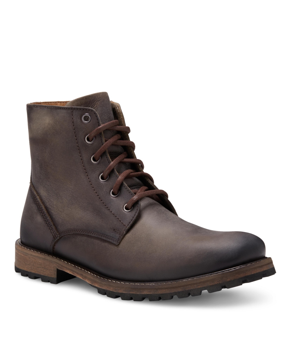 Eastland Shoe Men's Hoyt Zipper Plain Toe Boots In Brown