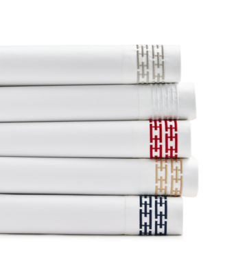 Hotel Collection Chain Links Embroidered 100 Pima Cotton Sheet Sets Exclusively At Macys