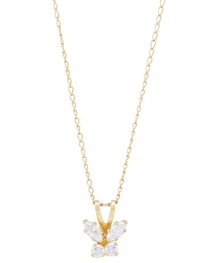 Macy s Children s Cubic Zirconia Butterfly 15