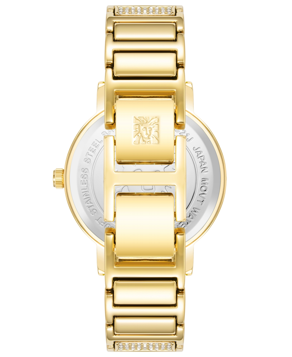 Shop Anne Klein Women's Three Hand Quartz Gold-tone Alloy Watch, 36mm
