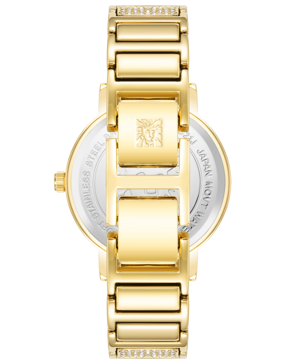 ANNE KLEIN WOMEN'S THREE HAND QUARTZ GOLD-TONE ALLOY WATCH, 36MM