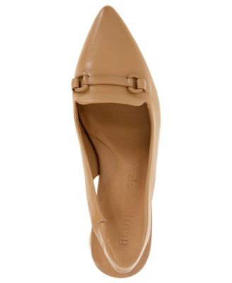 Women's Dionne Pointed-Toe Block-Heel Slingback Pumps