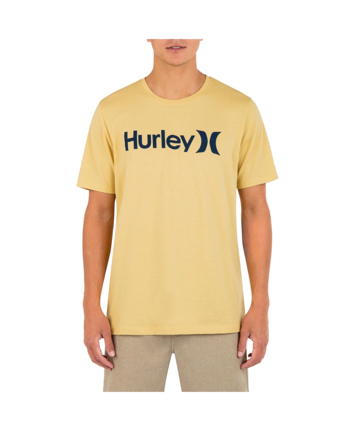 Hurley Men's Everyday One And Only Solid Short Sleeve T-shirt In Dust Chedr